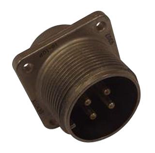 AMPHENOL INDUSTRIAL ACS02E20-27P-003 Circular Connector, ACS Series, MIL-DTL-5015 Series, Box Mount Receptacle, 14 Contacts, Solder Pin