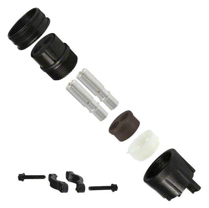 Amphenol Industrial ACS06E14S-A7S-003 ACS06E14S-A7S-003 Circular Connector AC Straight Plug 7 Contacts Solder Socket Threaded 14SA-7