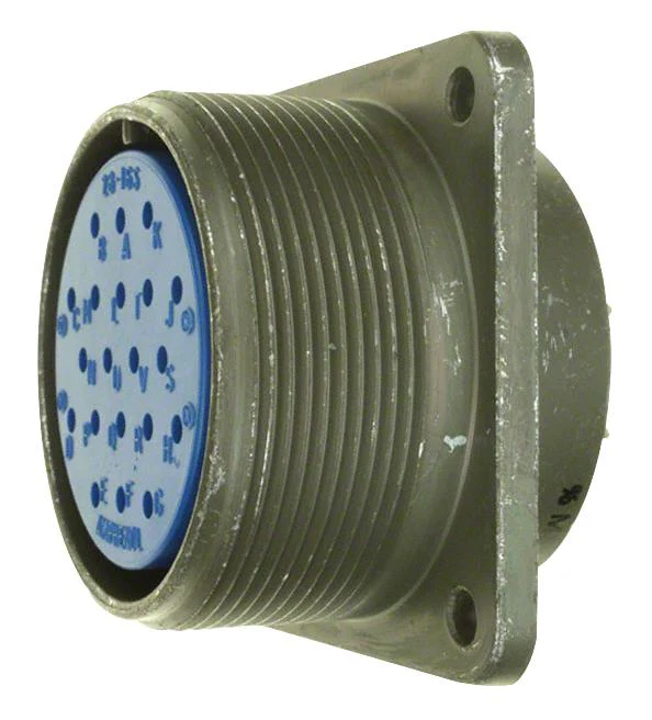 Amphenol Industrial AIT0A28-6PC AIT0A28-6PC Circular Connector AIT Series Wall Mount Receptacle 3 Contacts Crimp Pin Threaded 28-6