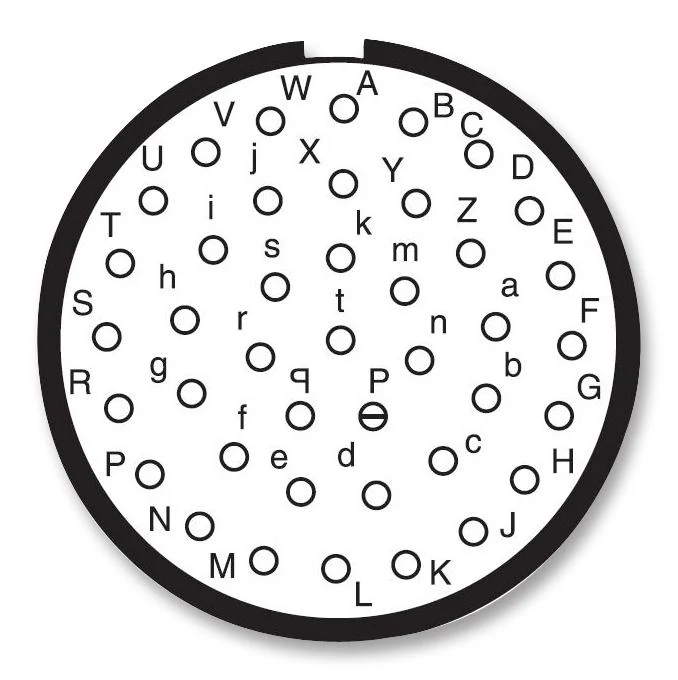 AMPHENOL INDUSTRIAL D38999/26WG41SA Circular Connector, MIL-DTL-38999 Series III, DS38999/26 Series, Straight Plug, 41 Contacts - Image 2