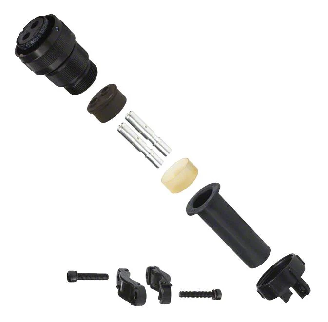 AMPHENOL INDUSTRIAL GTC06-14S-6S-025 Circular Connector, GTC Series, MIL-DTL-5015 Series, Straight Plug, 6 Contacts, Crimp Socket