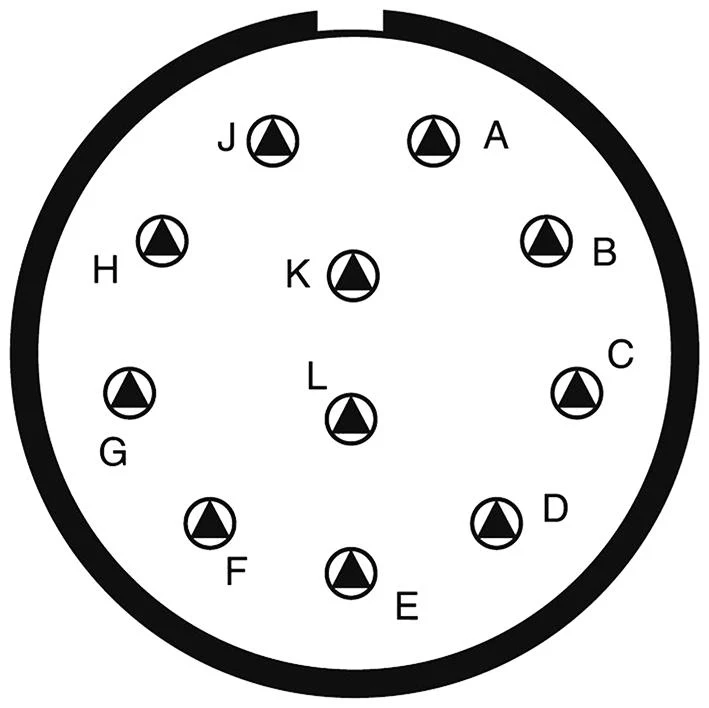 Amphenol LTD D38999/20WG11SA-LC D38999/20WG11SA-LC Circular Connector MIL-DTL-38999 Series III Wall Mount Receptacle 11 Contacts - Image 2