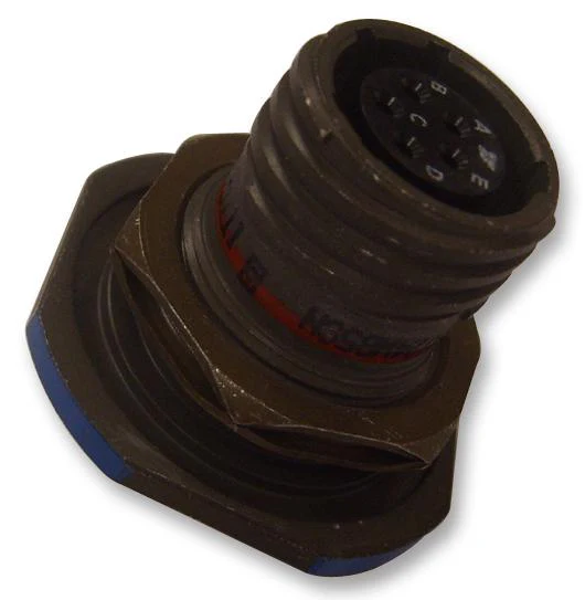 AMPHENOL SOCAPEX D38999/24WJ35PA Circular Connector, MIL-DTL-38999 Series III, DS38999/24 Series, Jam Nut Receptacle, 128 Contacts