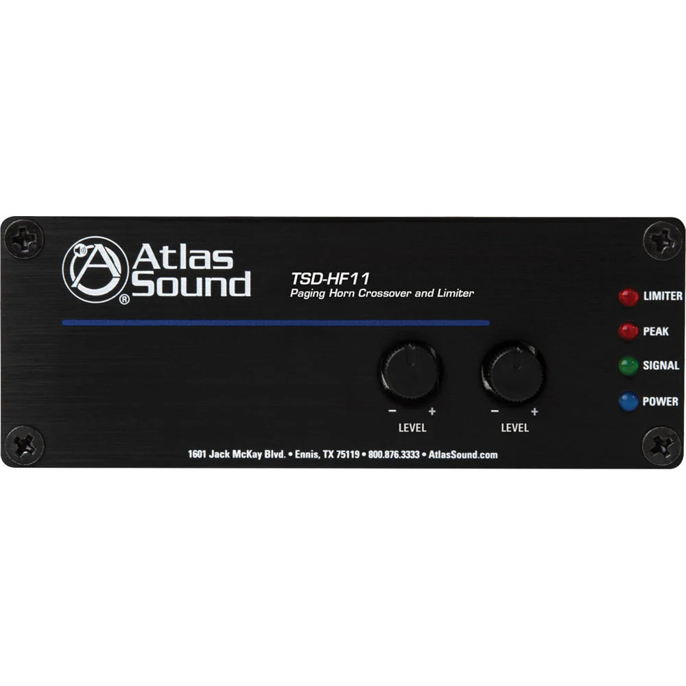 Atlas Sound TSD-HF11 Paging Horn Crossover and Limiter