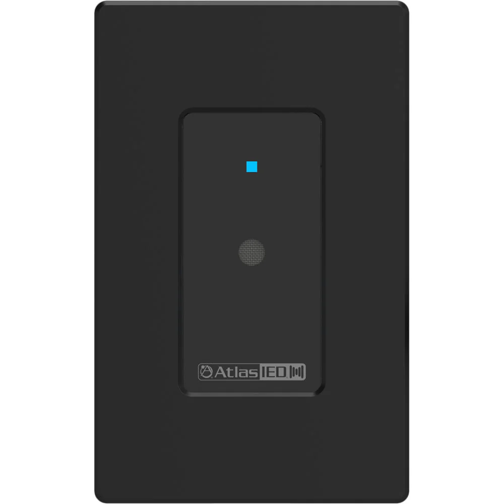 AtlasIED Atmosphere Ambient Noise Sensor (Black)