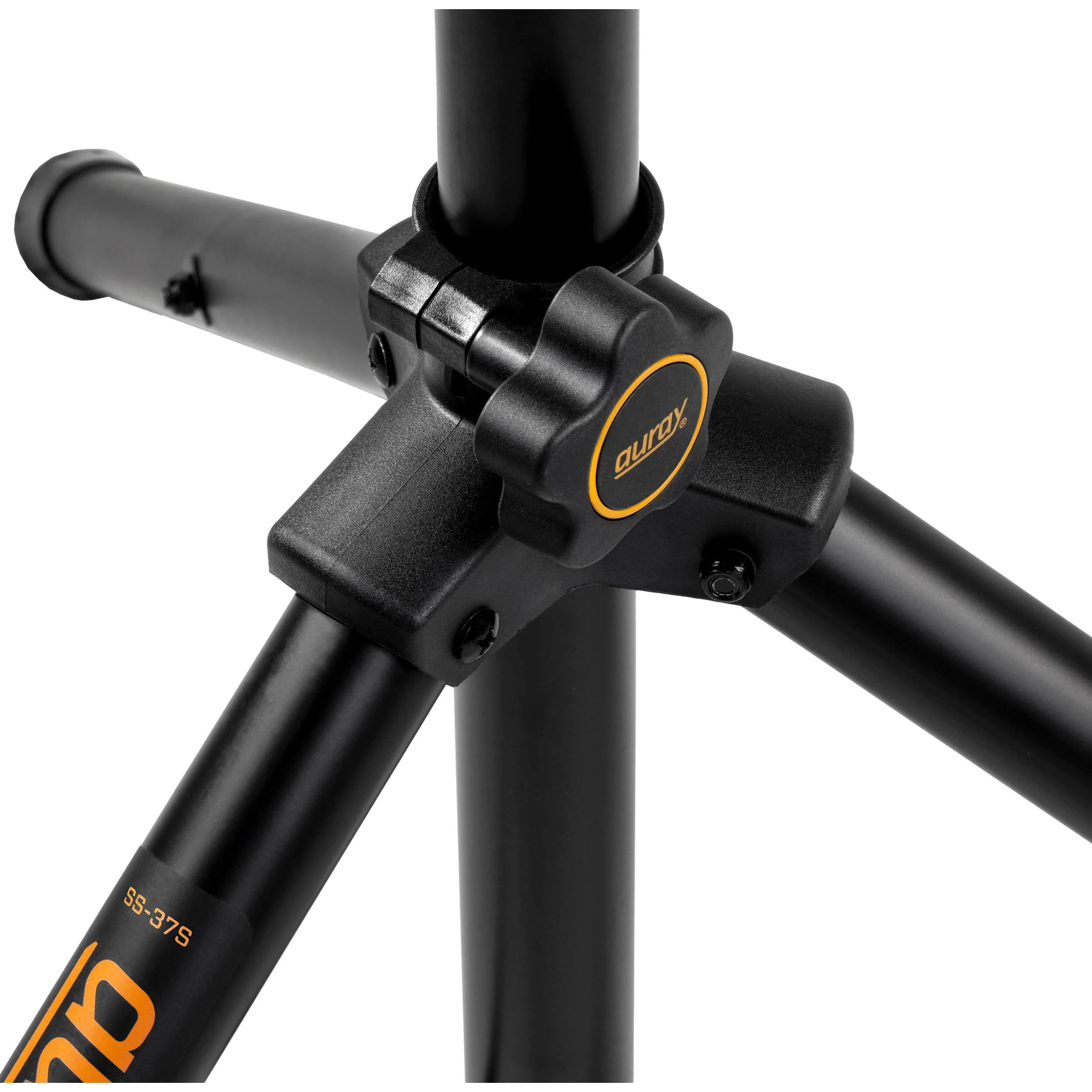 Auray SS-37S Height-Adjustable Medium-Height Steel Speaker Stand with Tripod Base - Image 7
