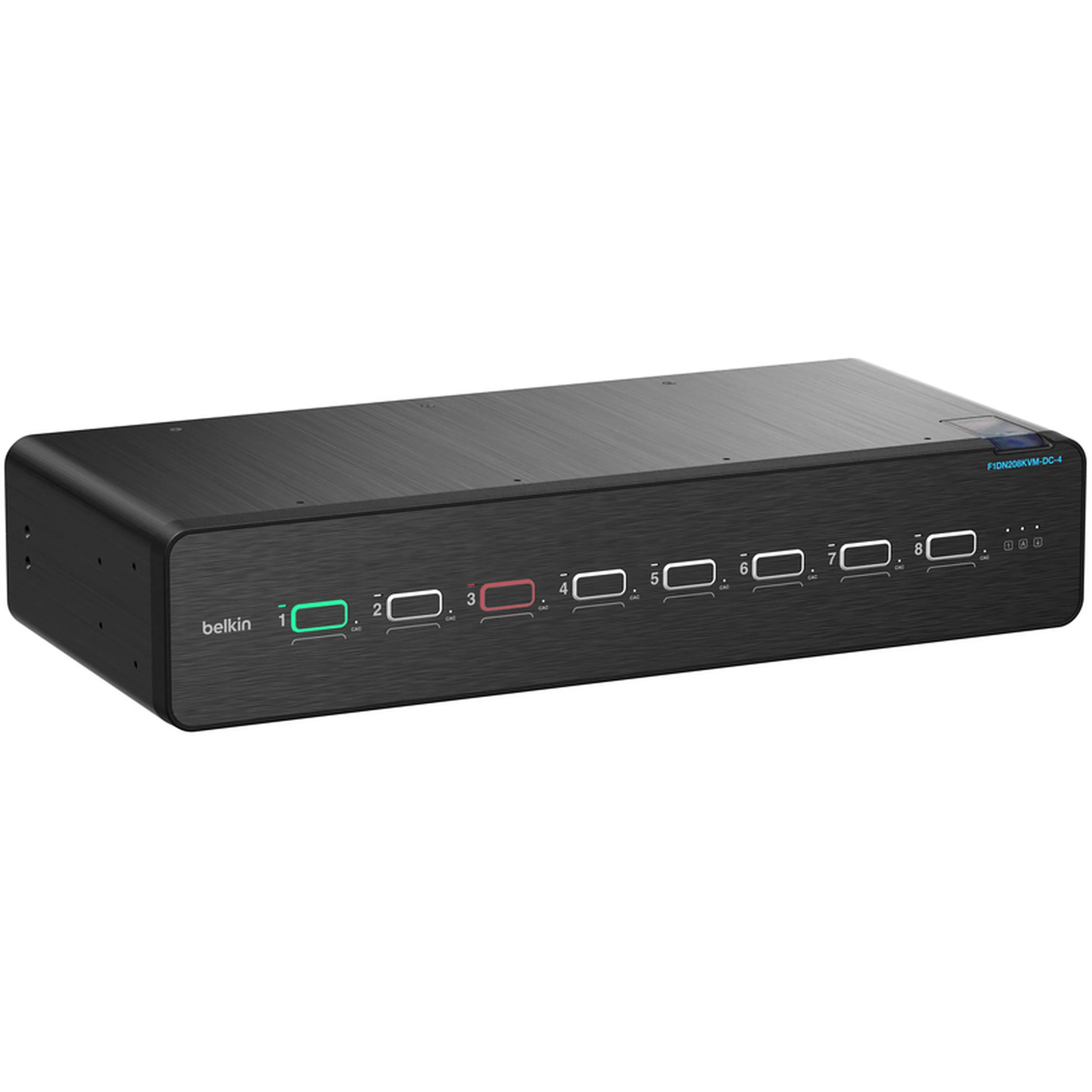Belkin Universal 8-Port Dual-Head DisplayPort Secure KVM Switch with CAC