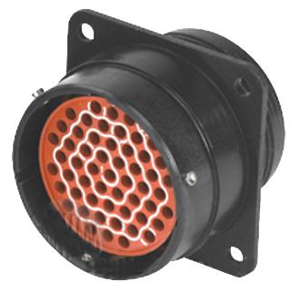 CINCH CONNECTIVITY SOLUTIONS BACC63CC18-31S6 Circular Connector, BACC Series, MIL-DTL-26500 Series, Wall Mount Receptacle, 31 Contacts