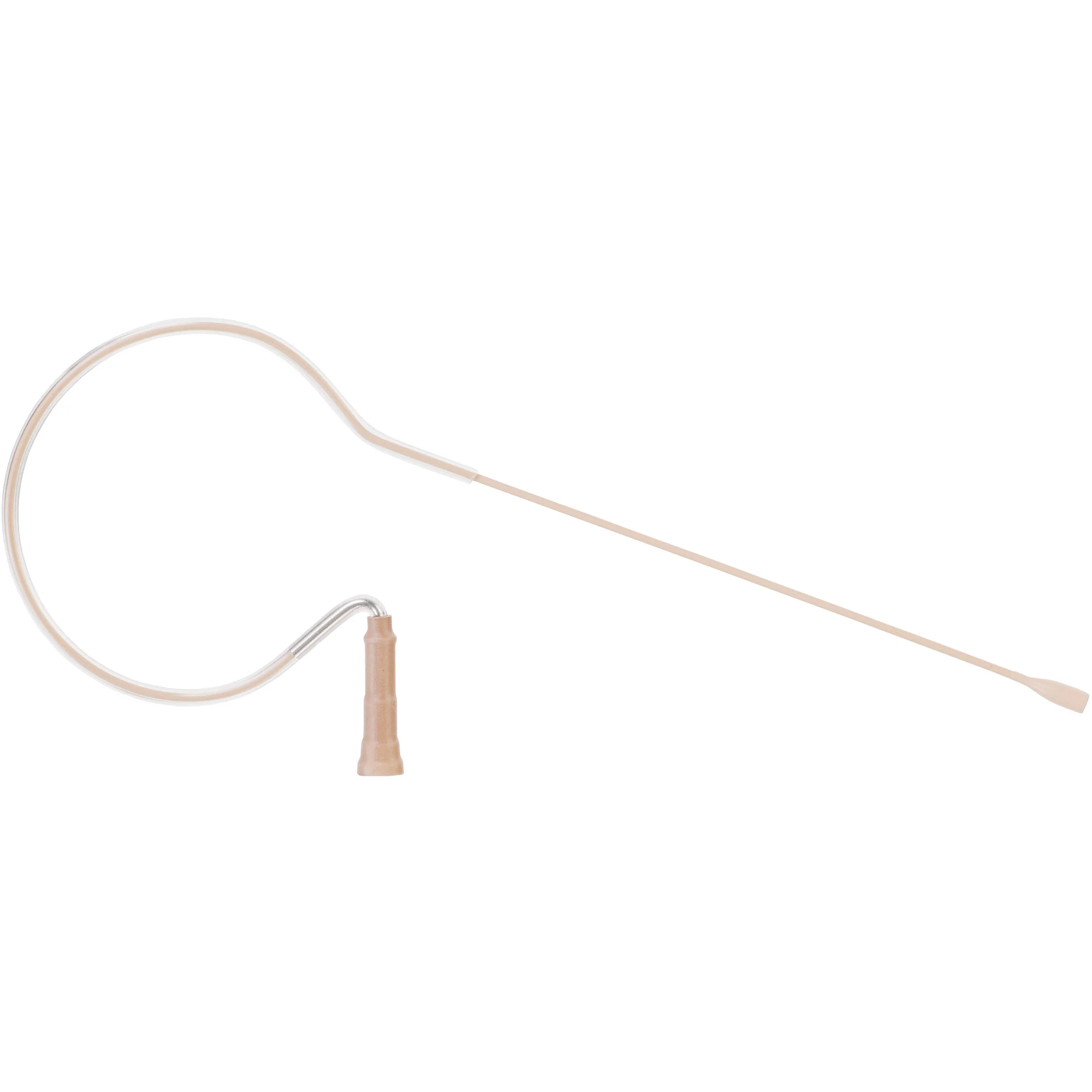 Countryman E6 Omnidirectional Earset Mic, Low Gain with Detachable 1mm Cable and 2.5mm Locking Connector for Comtek Wireless Transmitters (Light Beige)