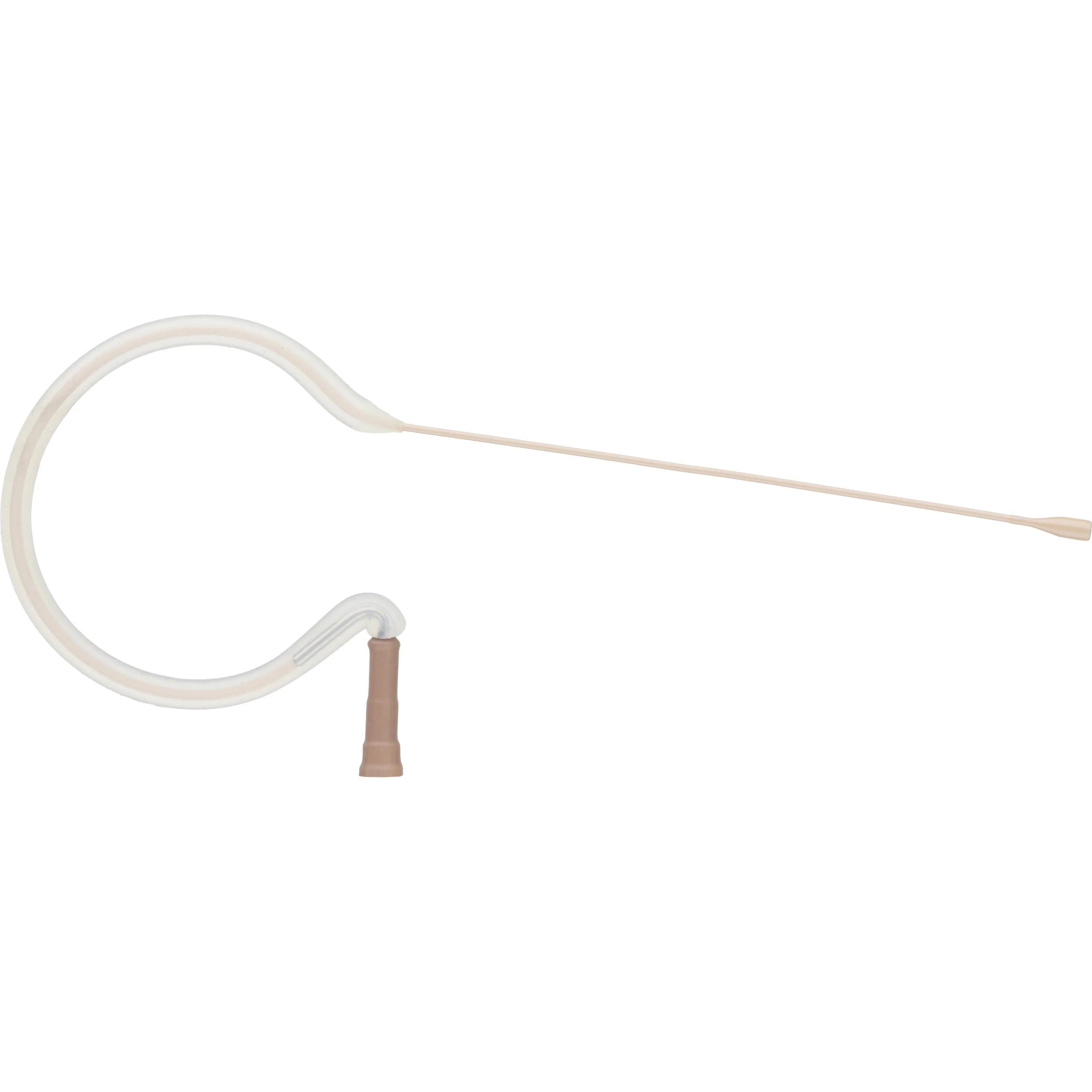 Countryman E6i Omnidirectional Earset Mic, Low Gain with Detachable 1mm Cable and 2.5mm Locking Connector for Comtek Wireless Transmitters (Light Beige)