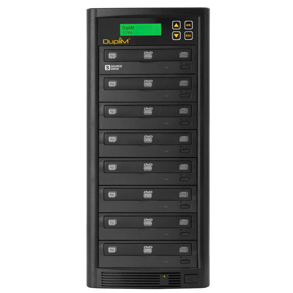 DupliM 7-Target DVD/CD Copy Tower Standalone Duplicator - Image 2