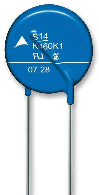 EPCOS B72214S0141K101 TVS Varistor, 140 V, 180 V, B722 Series, 360 V, Disc 14mm, Metal Oxide Varistor (MOV)