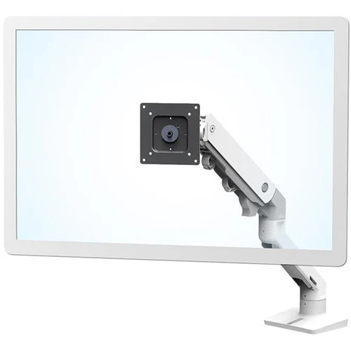 Ergotron HX Desk Monitor Arm for Displays up to 42 lb (Polished Aluminum)