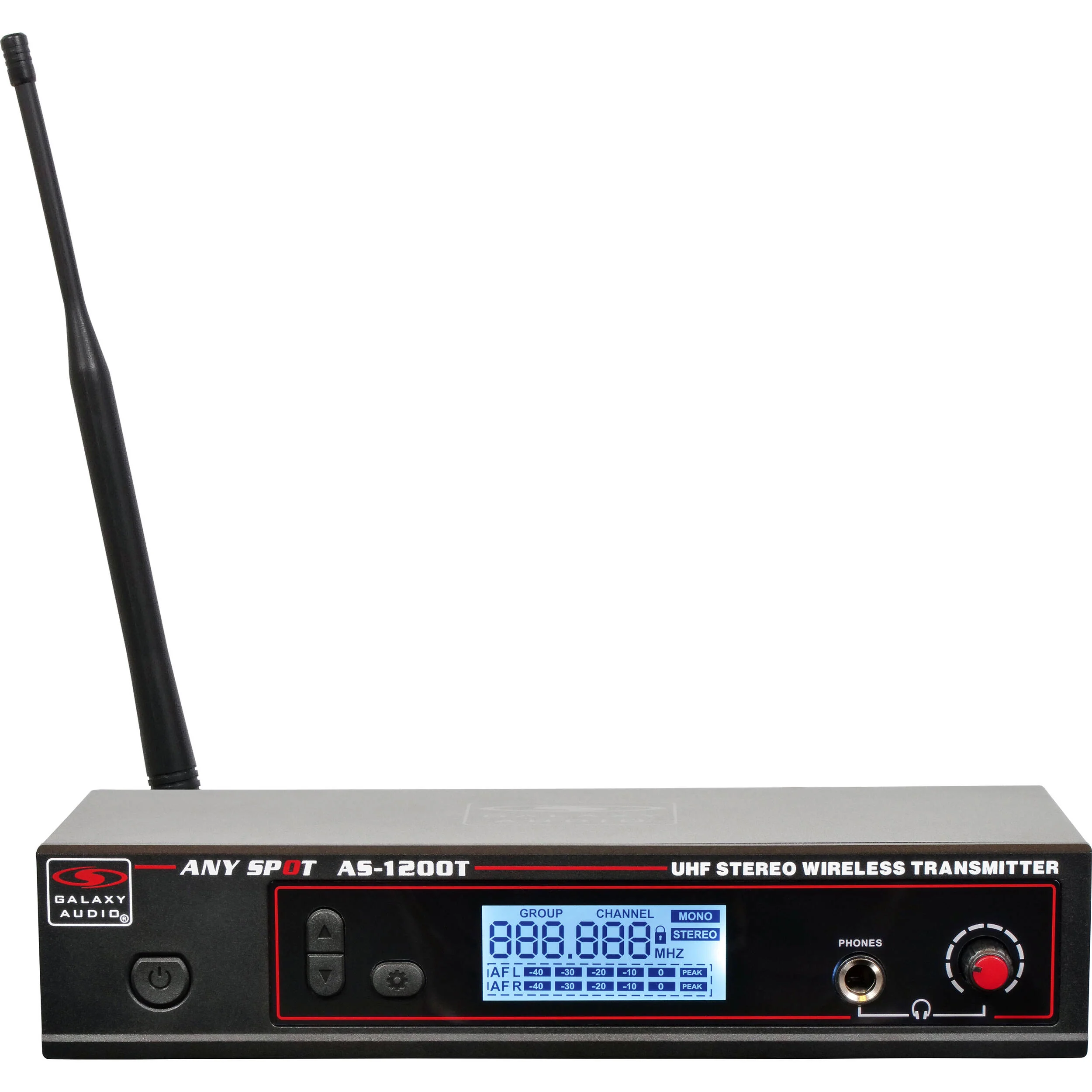 Galaxy Audio AS-1200 Band Pack Wireless In-Ear Monitor System with 4 Receivers & EB4 Earbuds (P4: 470 to 494 MHz) - Image 3
