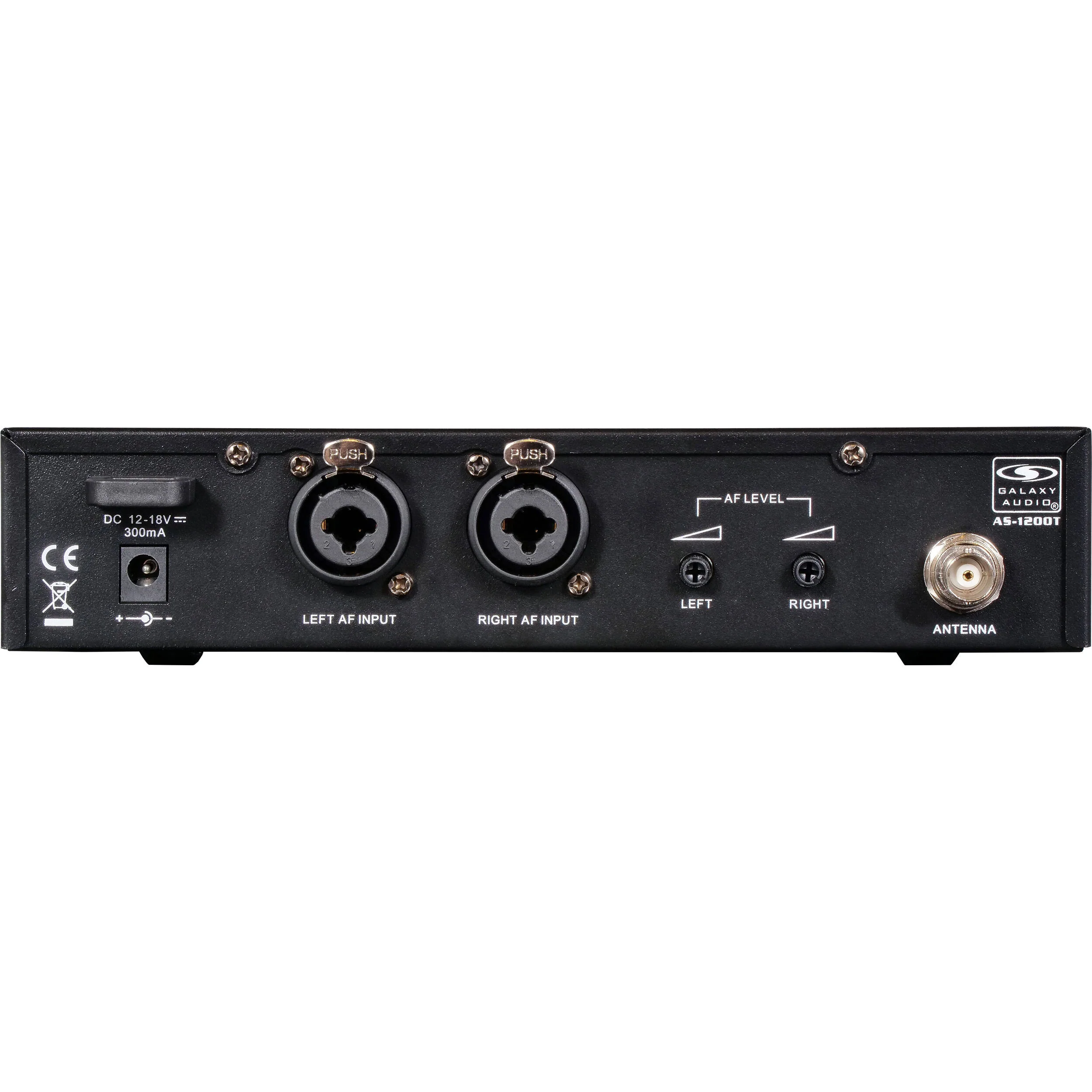Galaxy Audio AS-1200 Band Pack Wireless In-Ear Monitor System with 4 Receivers & EB4 Earbuds (P4: 470 to 494 MHz) - Image 5