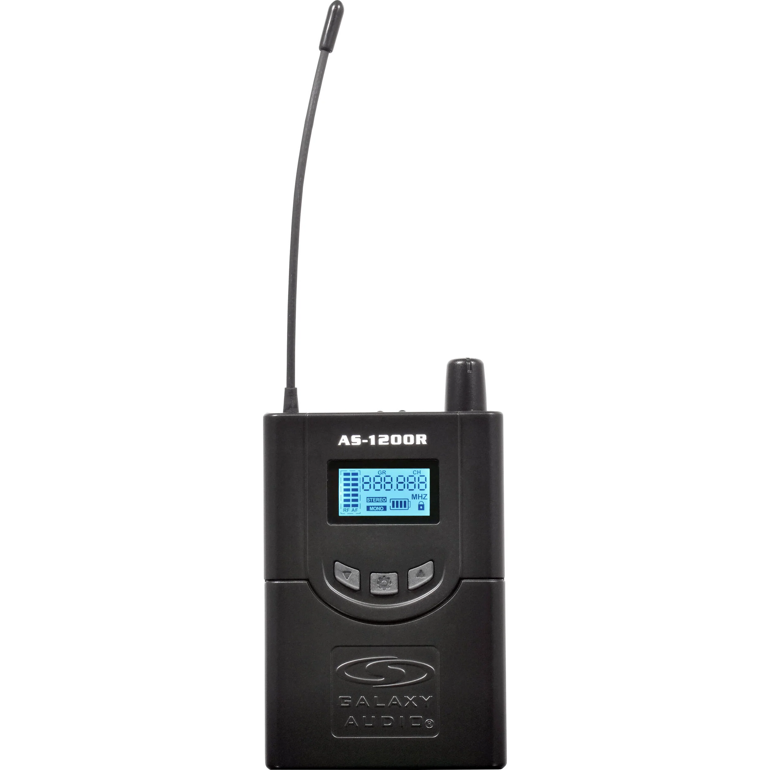 Galaxy Audio AS-1200 Twin Pack Wireless In-Ear Monitor System with 2 Receivers & EB10 Earbuds (D: 584 to 607) - Image 6