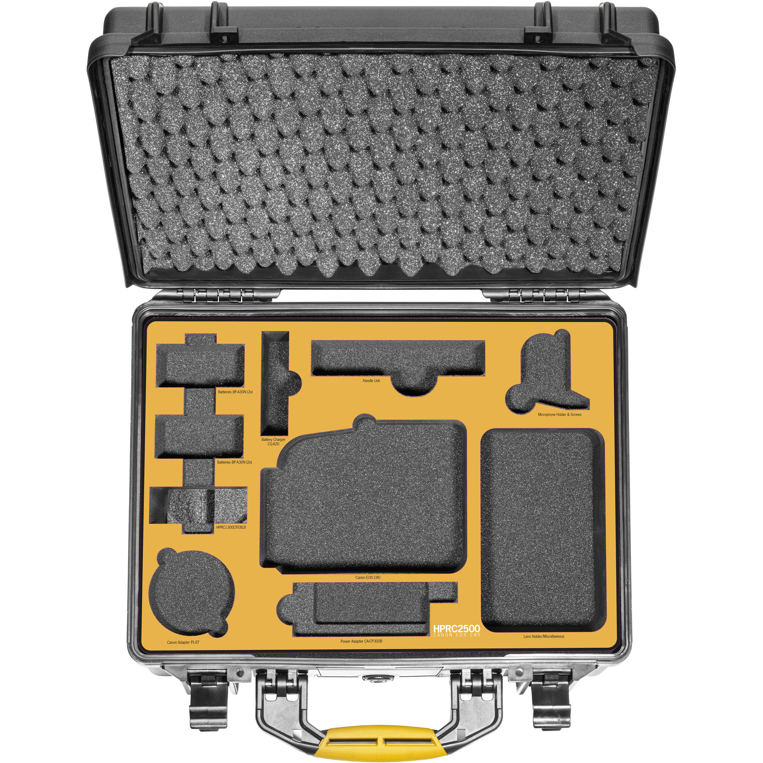 HPRC Protective Hard Case with Foam Insert for Canon EOS C80