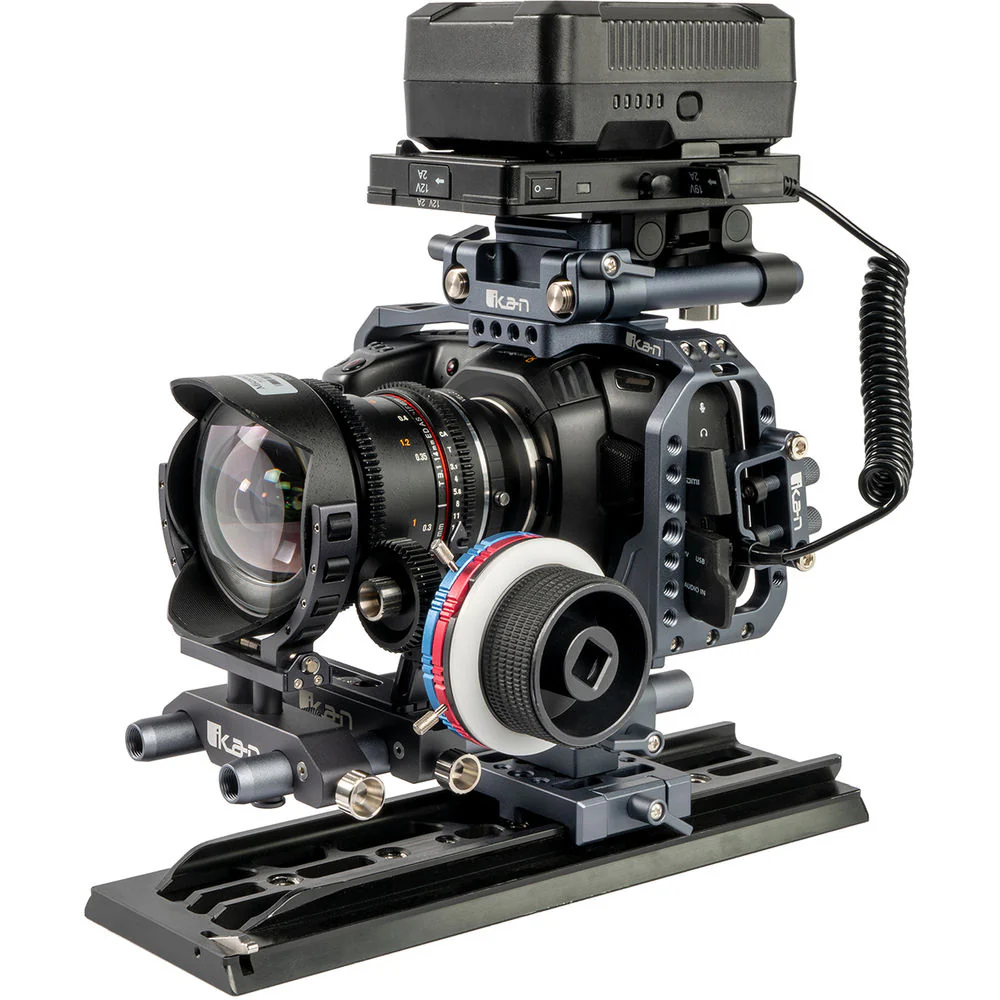 ikan Stratus V-Mount Battery Plate With 15mm Rod Mount For Black Magic Pocket Cinema Camera - Image 10