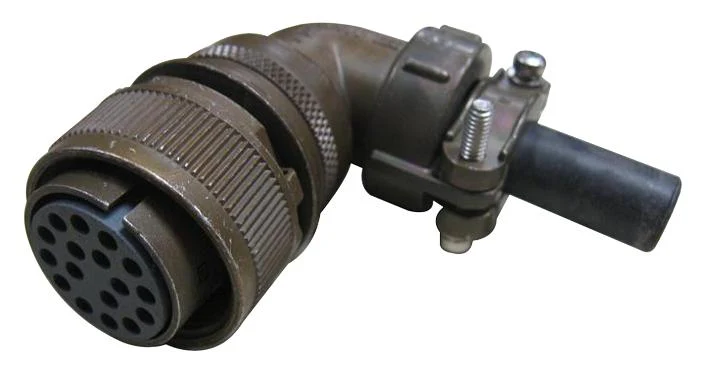 ITT Cannon CA3108E14S-5SF85 CA3108E14S-5SF85 Circular Connector CA Right Angle Plug 5 Contacts Solder Socket Threaded 14S-5