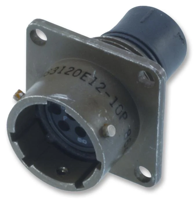 ITT Cannon KPSE00A12-3S KPSE00A12-3S Circular Connector Kpse Wall Mount Receptacle 3 Contacts Crimp Socket Bayonet 12-3