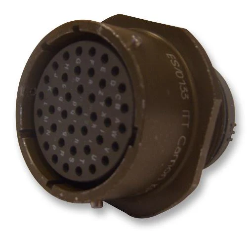 ITT CANNON KPSE01F16-26S Circular Connector, KPS Series, MIL-DTL-26482 Series I, Cable Mount Receptacle, 26 Contacts