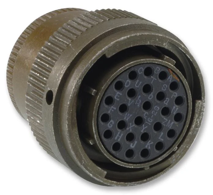 ITT CANNON KPSE06B14-5SX Circular Connector, KPS Series, MIL-DTL-26482 Series I, Straight Plug, 5 Contacts, Crimp Socket