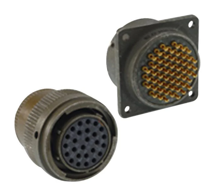 ITT CANNON KPT01F-10-6P Circular Connector, KPT Series, MIL-DTL-26482 Series I, Cable Mount Receptacle, 6 Contacts