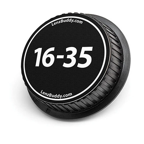 LenzBuddy 16-35mm Rear Lens Cap (Black & White)