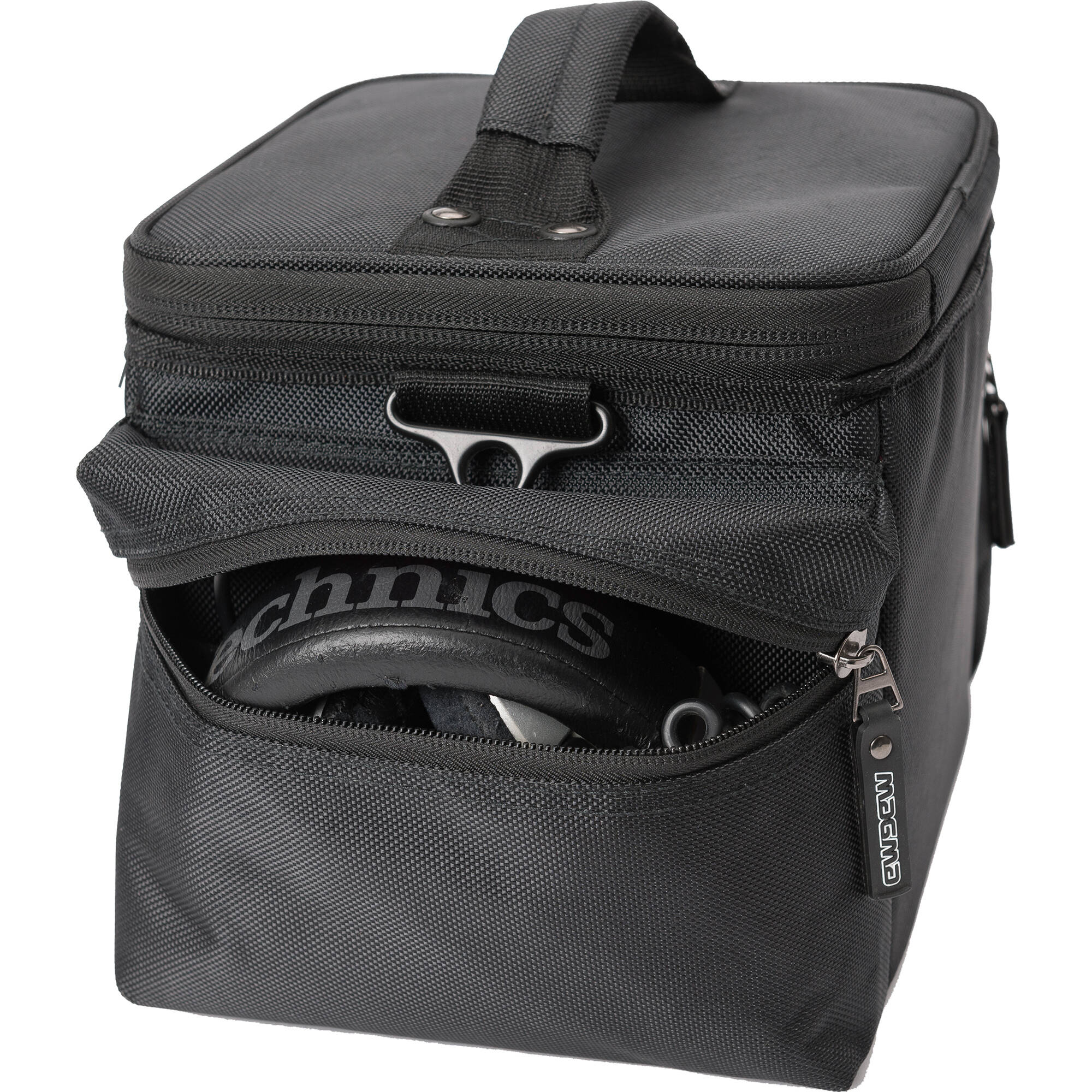 Magma Bags 45 Record-Bag 100 Travel Bag for up to 100 7" Records (Black/Red)
