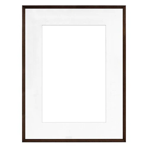 MCS Framatic Woodworks Frame with 18 x 24" Glass & 12 x 18" Mat Opening (Espresso)