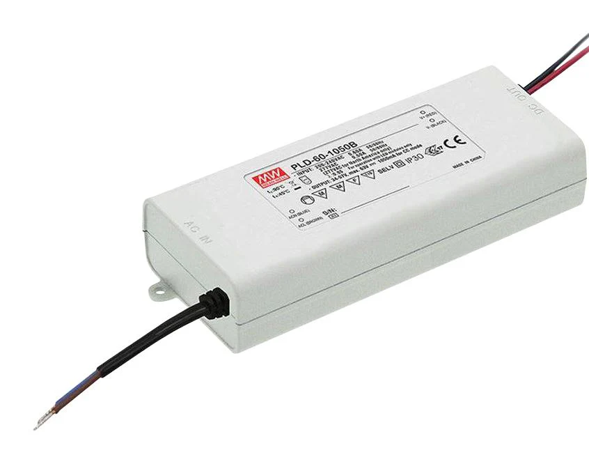 Mean Well PLD-60-1400B PLD-60-1400B LED Driver Lighting 60.2 W 43 V 1.4 A Constant Current 180 VAC New