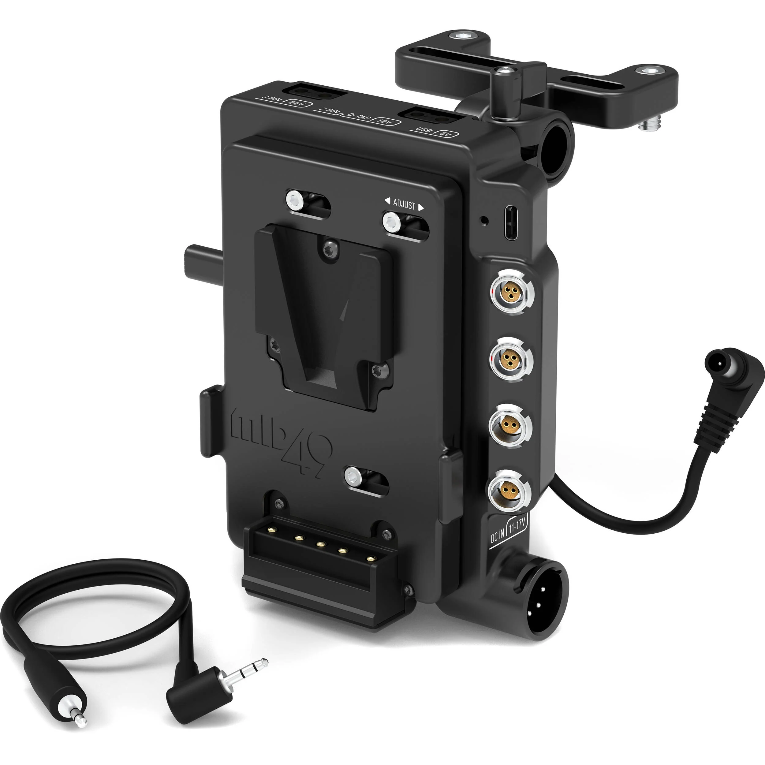 MID49 DB-11 Camera-Mounted Power Distribution Box for Sony FX6 (V-Mount)