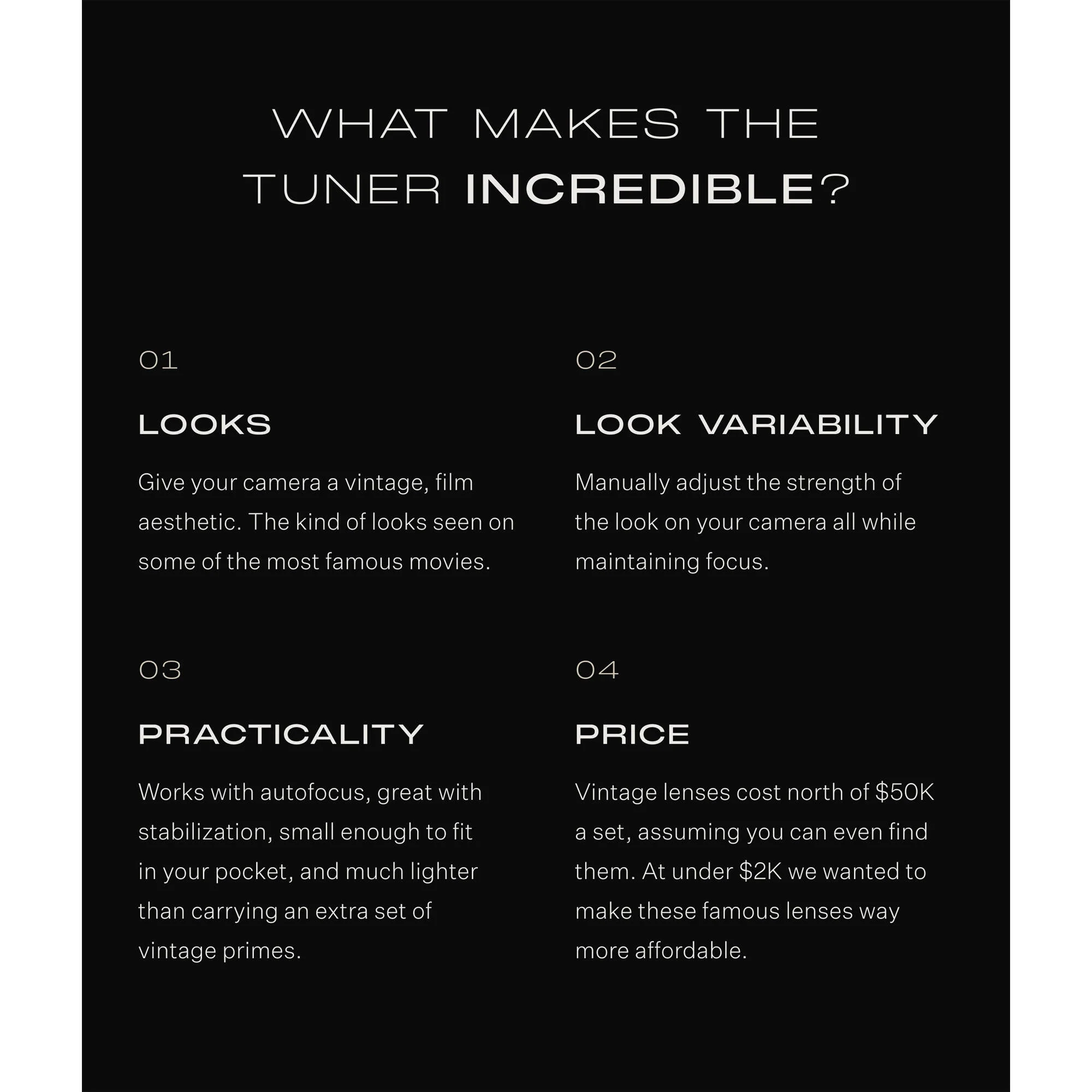 Module 8 L2 Tuner Variable Look Lens Attachment (PL-Mount Lens to E-Mount Camera) - Image 3