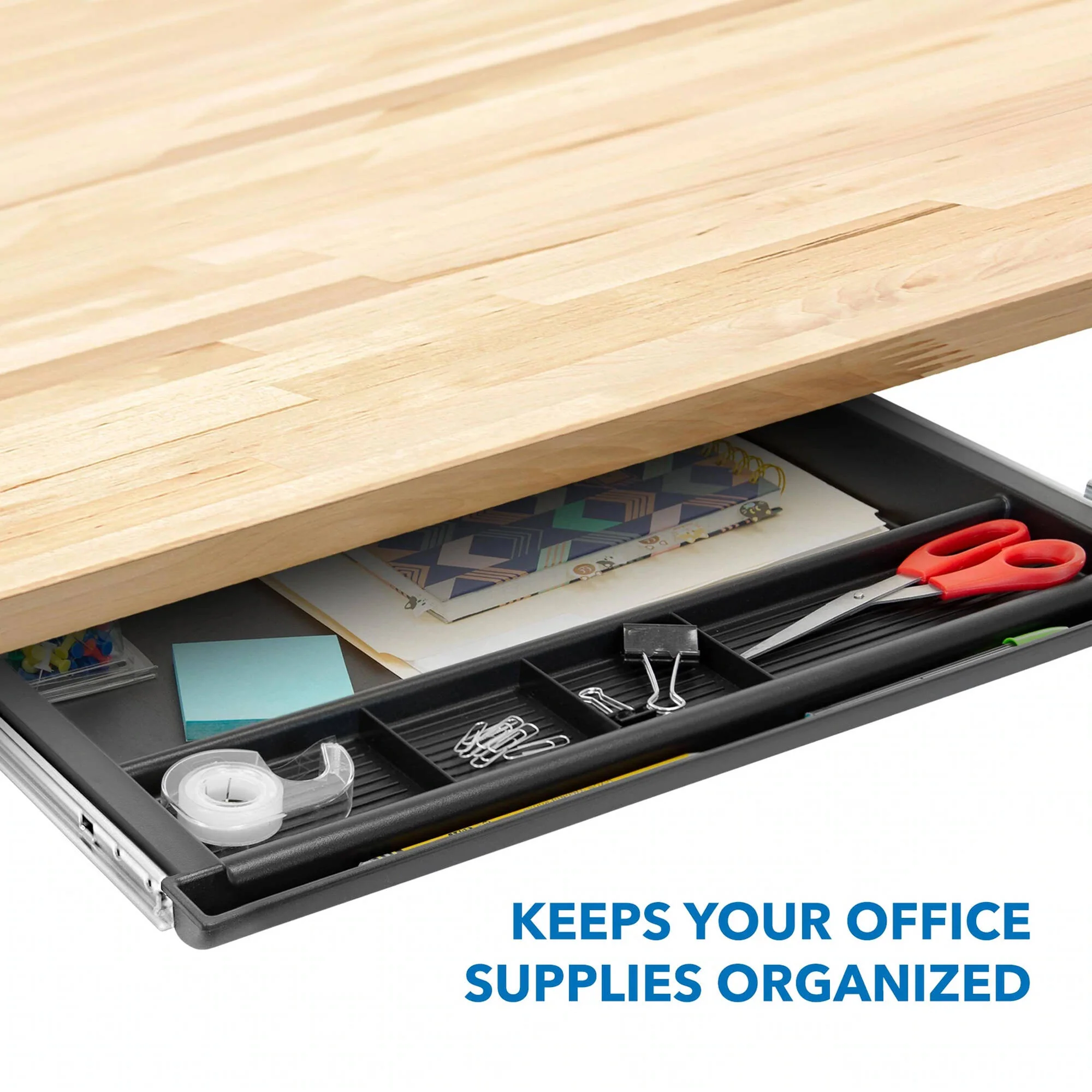Mount-It! Large Under Desk Pencil Drawer - Image 2