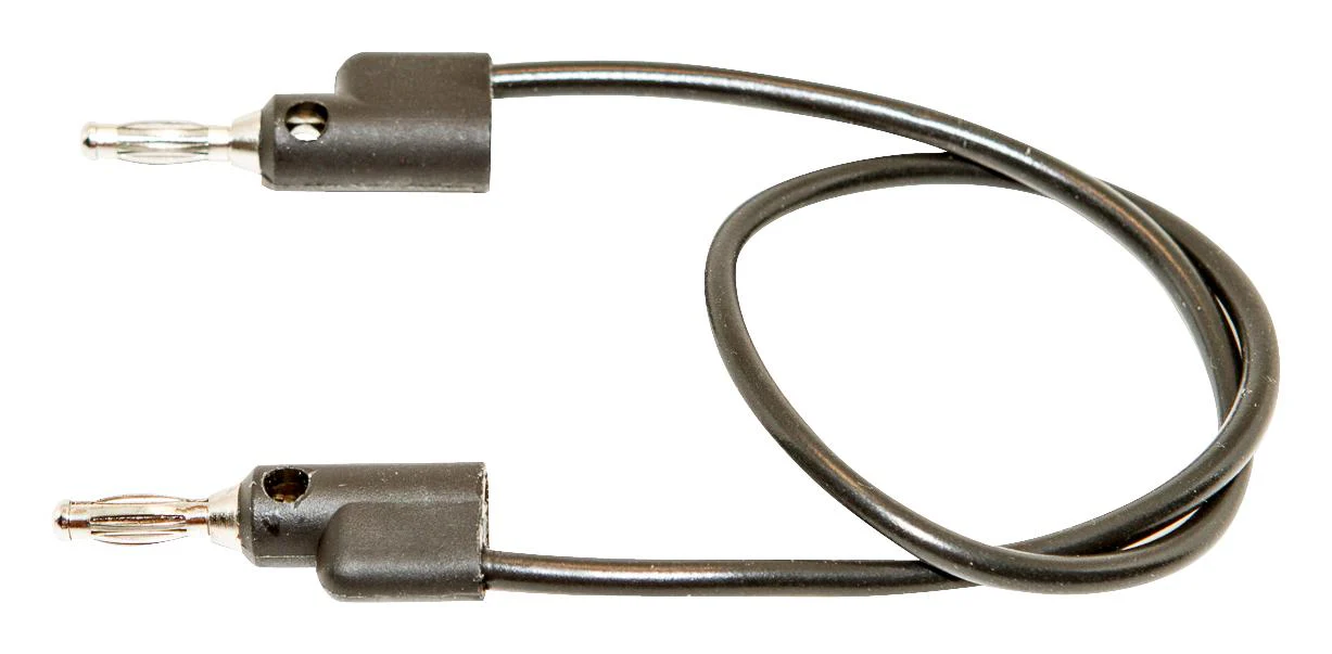 Mueller Electric BU-PB60-0. Test Lead 4mm Stackable Banana Plug 1 kV 15 A Black 1.52 m