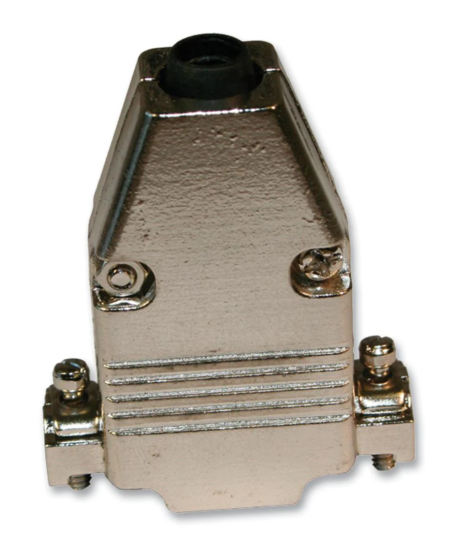 NORCOMP 979-025-030R121 D Sub Backshell, UNC 4-40, ARMOR 979 Series, DB, 180°, Zinc Alloy Body