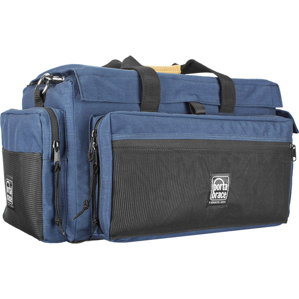 Porta Brace DVO2U-QS-M4 DV Case with QS-M4 Quick Slick Mini Rain Cover (Signature Blue) - Image 3