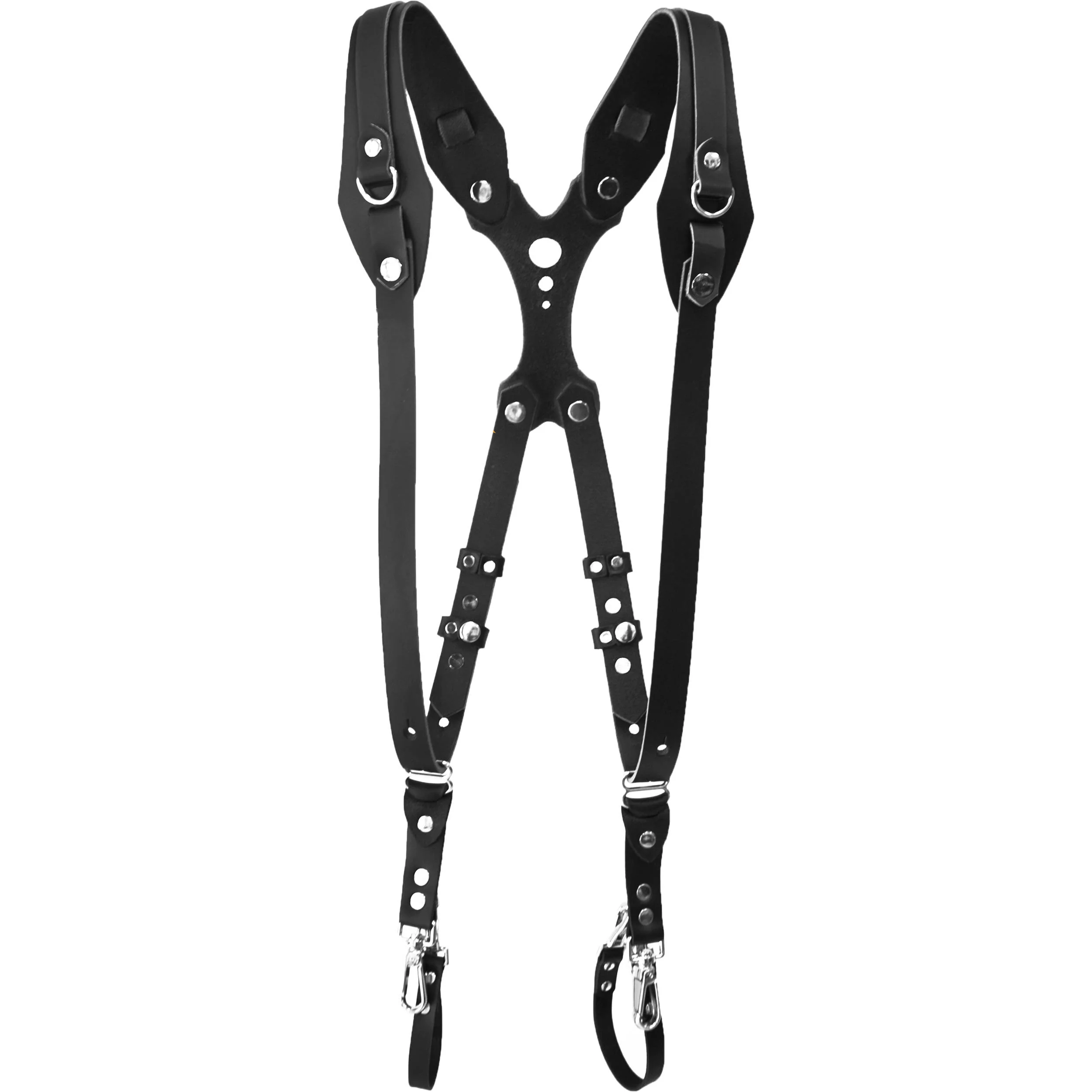 RL Handcrafts Clydesdale Lite Dual Leather Camera Harness (Large, Coffee) - Image 5