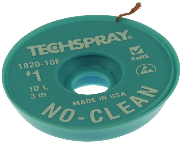 TECHSPRAY 1820-10F DESOLDERING BRAID
