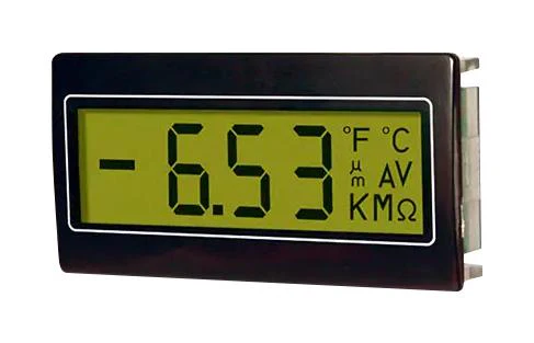 TRUMETER DPM952-T Panel Meter, Process, 3-1/2 Digit, 14 mm H, 7 to 12 VDC, 45 mm W x 22 mm H Cutout