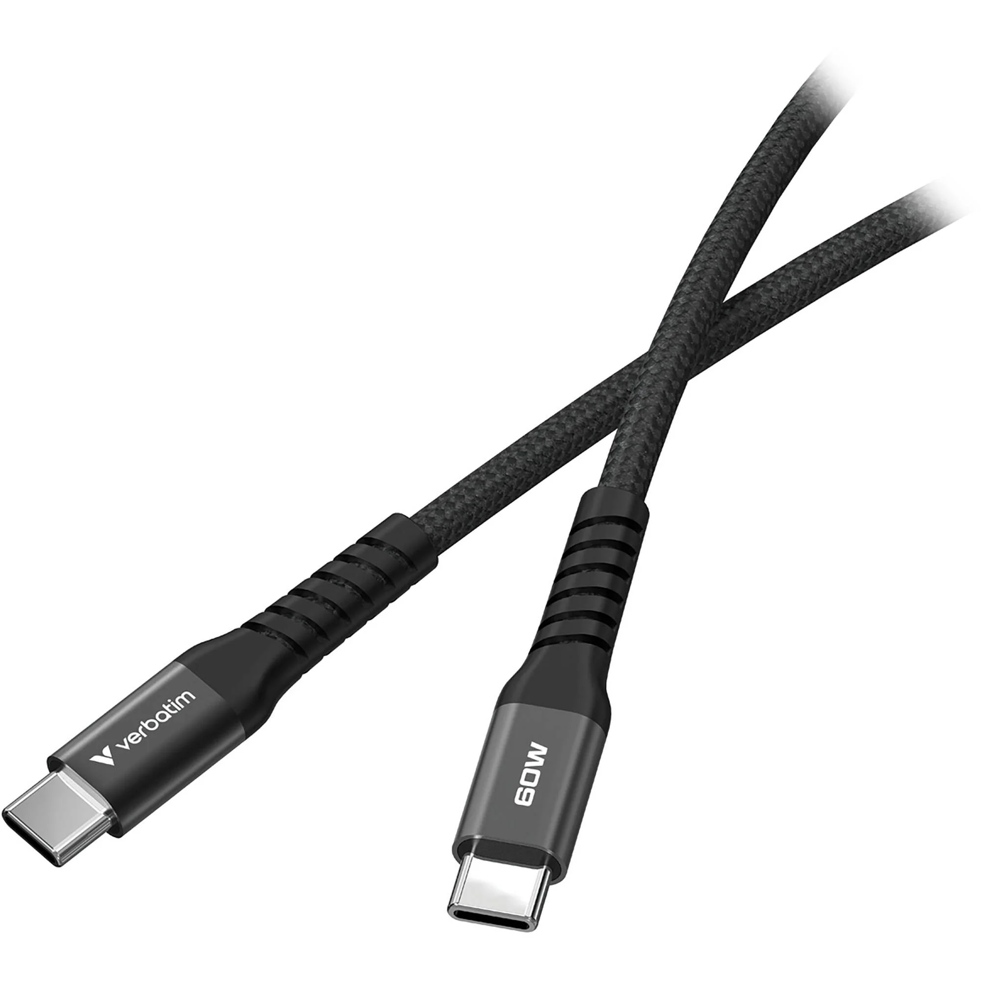 Verbatim Sync & Charge Magnetic 100W USB-C Cable (3.9', Black)