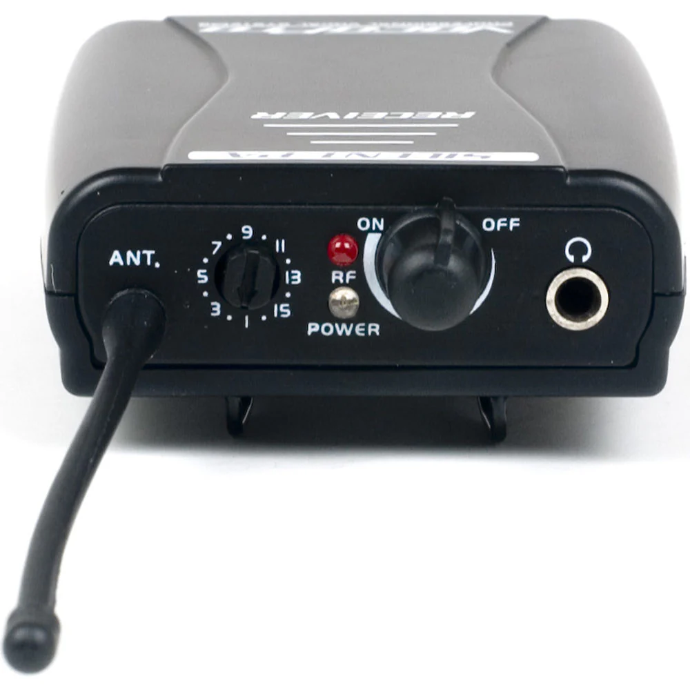 VocoPro SilentPA 16-Channel UHF Wireless Audio Broadcast System (Stationary Transmitter & 10 Bodypack Receivers) - Image 3