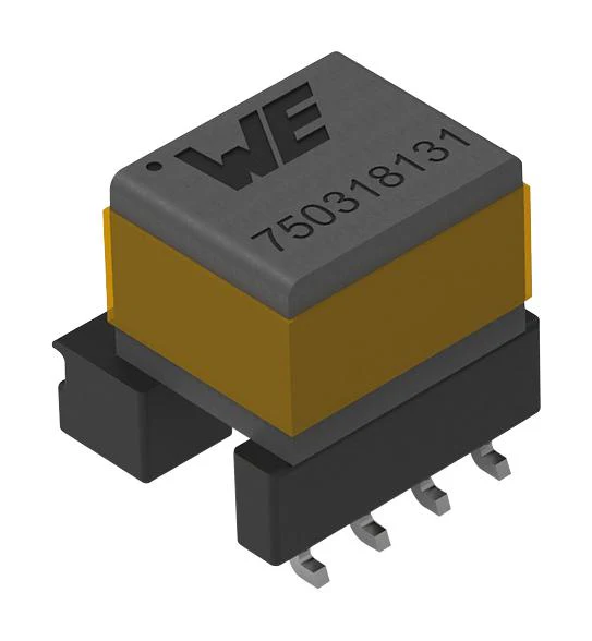 Wurth Elektronik 750319496 750319496 Gate Drive Transformer 1.8:3.6:1 7 µH 0.37 ohm 4 kV Surface Mount -40 °C New