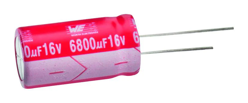 Wurth Elektronik 860131180008 Electrolytic Capacitor 47 µF 250 V WCAP-ATET Series ± 20% Radial Leaded 2000 Hours @ 125°C