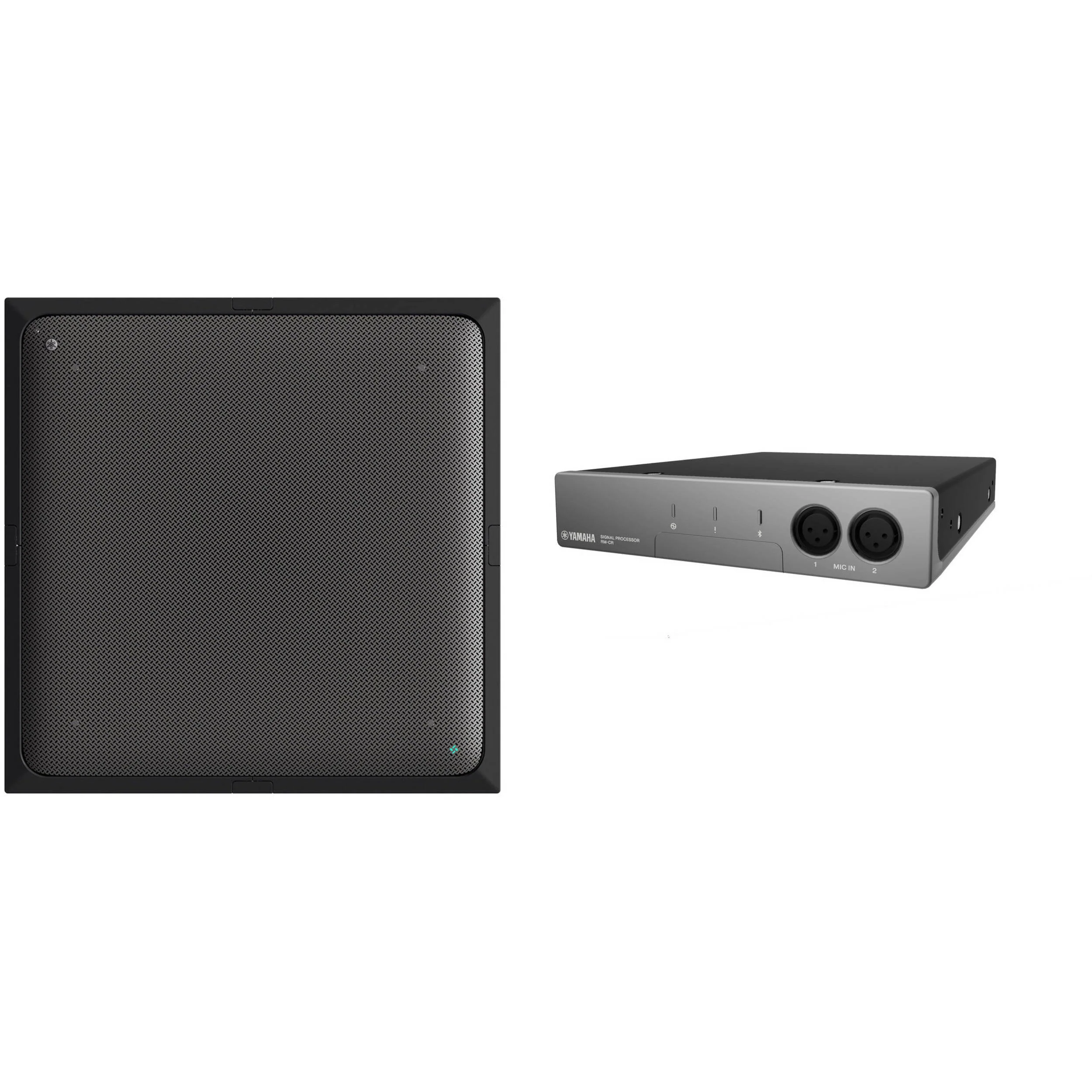 Yamaha ADECIA Ceiling Array Microphone with Dante-Enabled Remote Conference Processor Kit (Black)